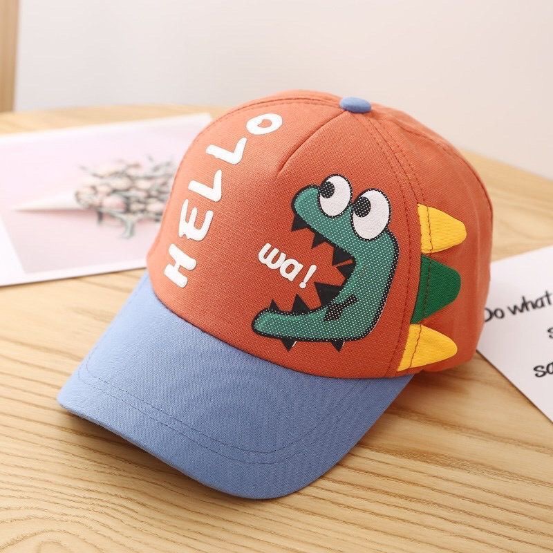2023 Explosive Cartoon Dinosaur Cap Children's Cap Sun Block Children Baseball Cap All Match Boys And Girls Spring And Autumn Item Picture