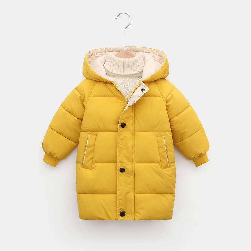 2022 New Children's Down Padded Jacket Boys Long Girls Winter Korean Version Padded Baby Thicker Clothes Application Scenario