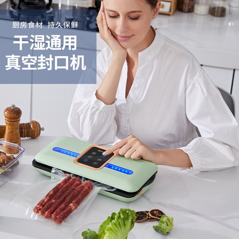 Sealing Machine Vacuum Packaging Machine Sealing Machine Automatic Compressor Household Sealed Food Preservation Machine Small Plastic Sealing Machine Specification drawing