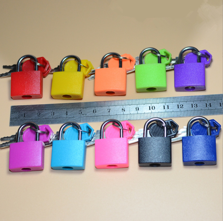 Colorful padlock universal mini lock head Specification image