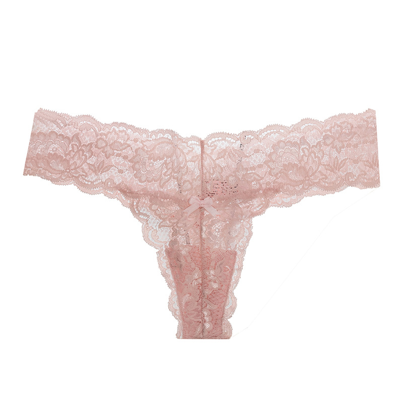 Export For Lace Ladies Underwear Sexy Women's Thong T Pants Transparent Lace Sexy Underwear Women's Cotton File Item Picture