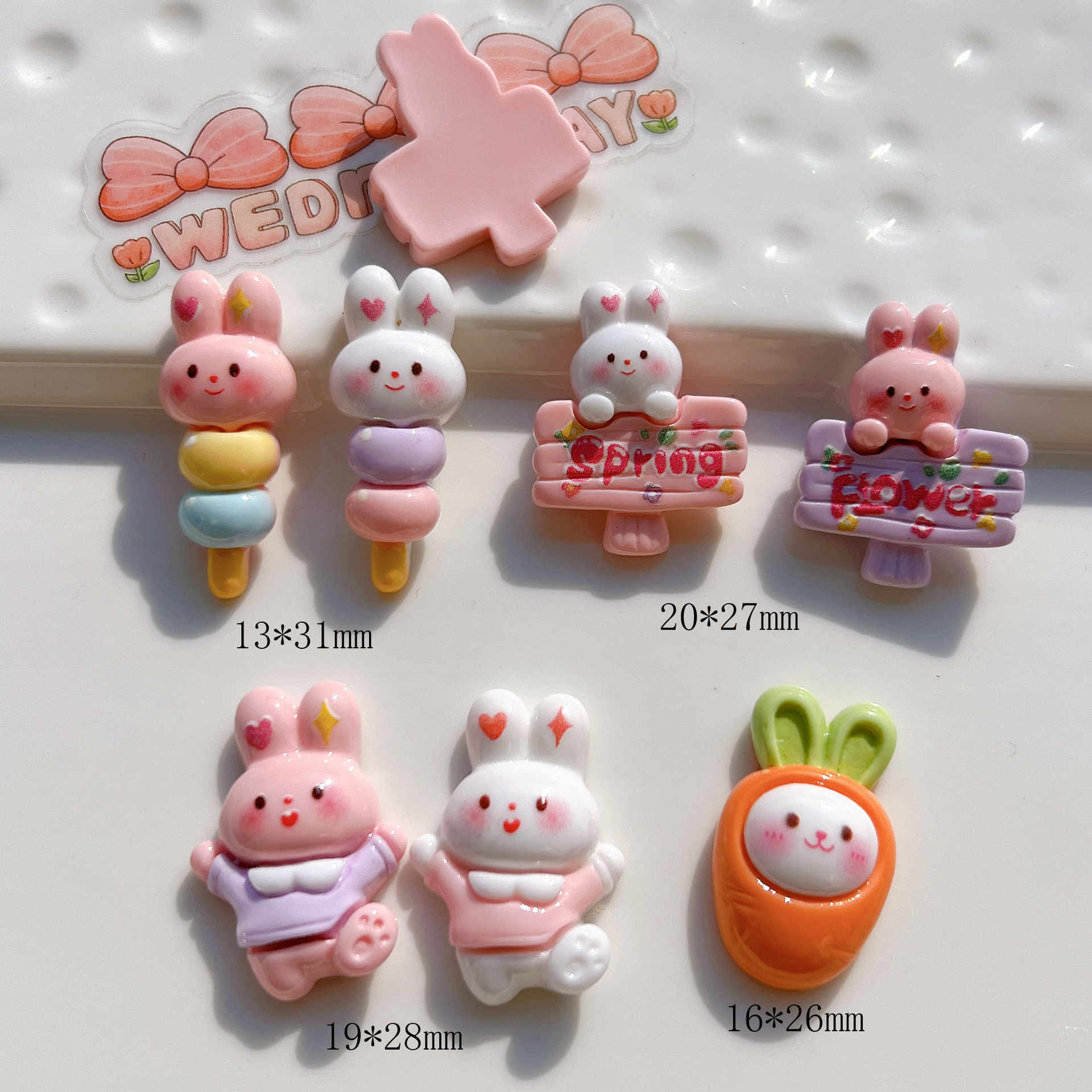 树脂饰品配件批发diy配件手工材料鞋扣帽子奶油胶贴片帽子狗详情28