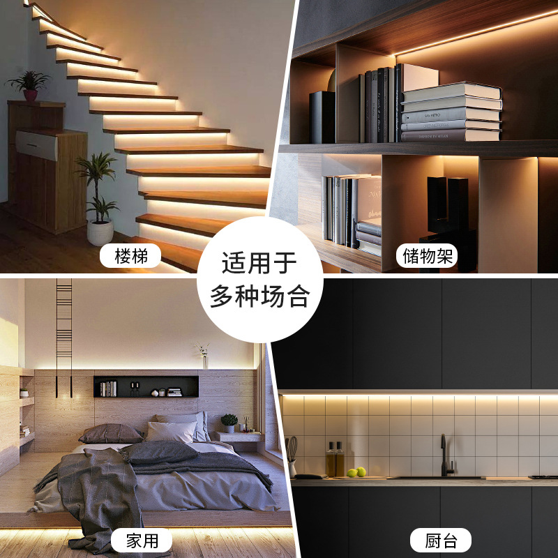 Wholesale Cob Soft Light With Adhesive Back Self-Adhesive 12V24v Low Voltage Light With High Light High Finger Led Decorative Line Light details Picture