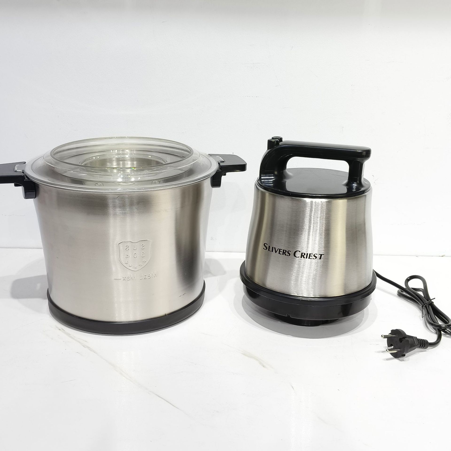 12L Stainless Steel Large-Capacity Meat Grinder For Foreign Trade, Commercial High-Power Vegetable Grinder, Meat Blending And Cooking Machine Application Scenario