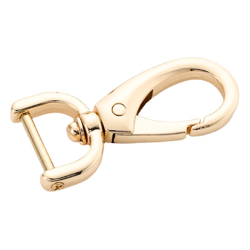 现货可拆卸鱼/背包五金配件/D字扣狗扣勾白底实物图