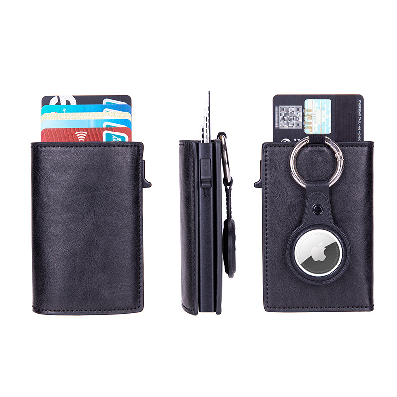 Manufacturers Wholesale Amazon New Rfid Keychain Tracker Protective Cover Airtag Locator Card Package Credit