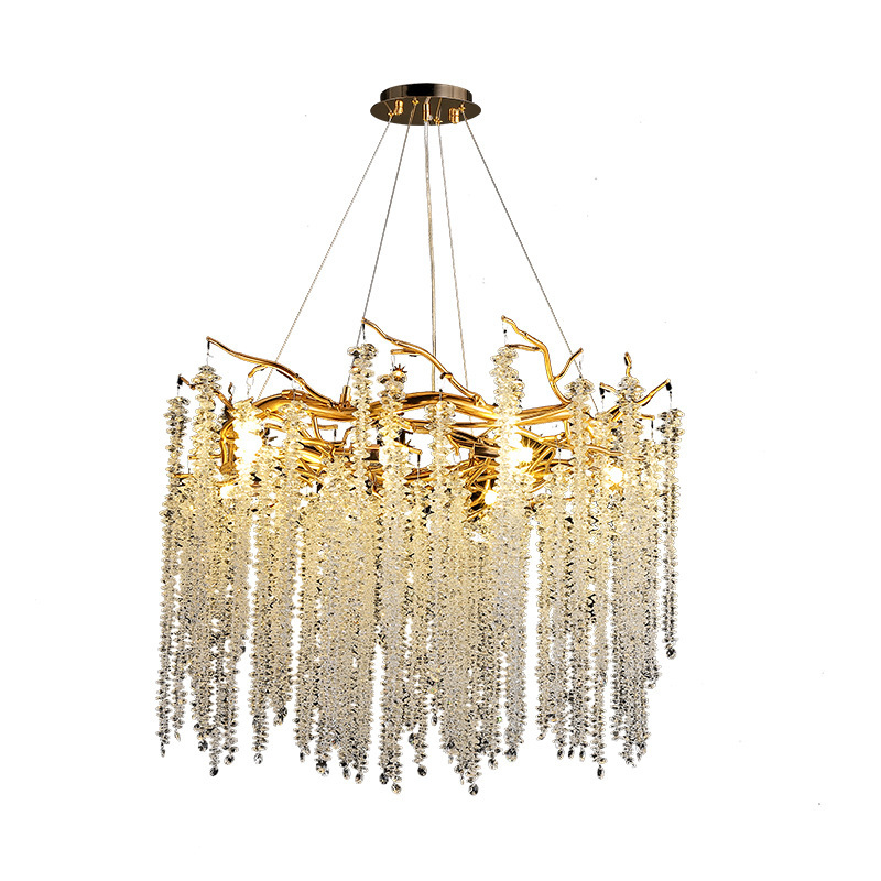 Chandelier Crystal Lamp Living Room Chandelier Modern Simple Luxury Crystal Beauty French Dining Room Master Bedroom Art Light Item Picture