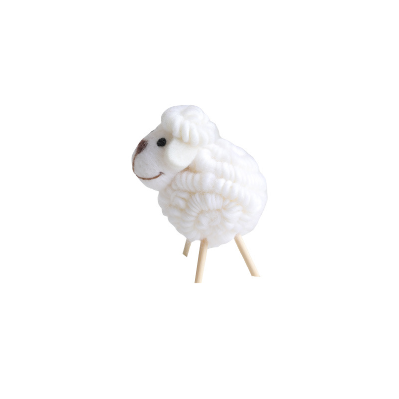 Lemon Christmas Decorations Felt Poke Poke Joy Diy Handmade Sheep Sheep Christmas Decoration Wholesale Application Scenario