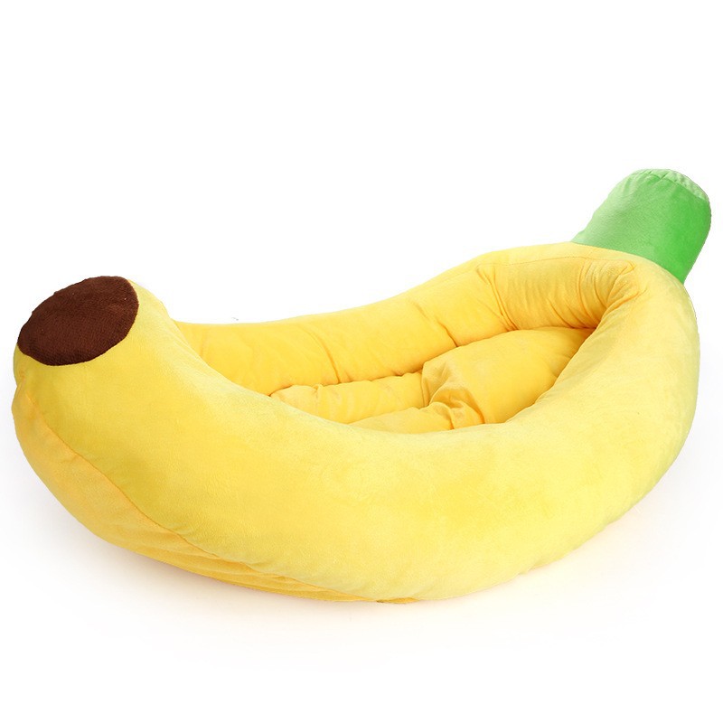 Autumn and winter can be disassembled and washed four seasons thick banana kennel pet bed cat kennel warm small and medium kennel Item Picture