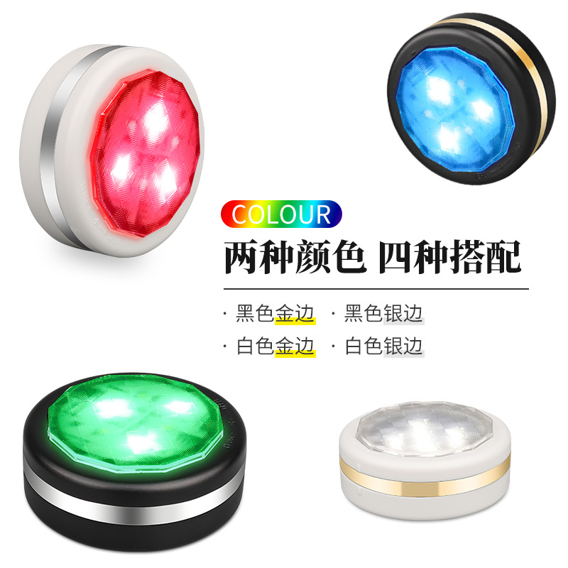 أضواء ليلية من طراز RGB موجهة عن بعد للمصابيح الليلية الليلية من طراز LED، وهي بطاريات جديدة عابرة للحدود من طراز LED Application Scenario