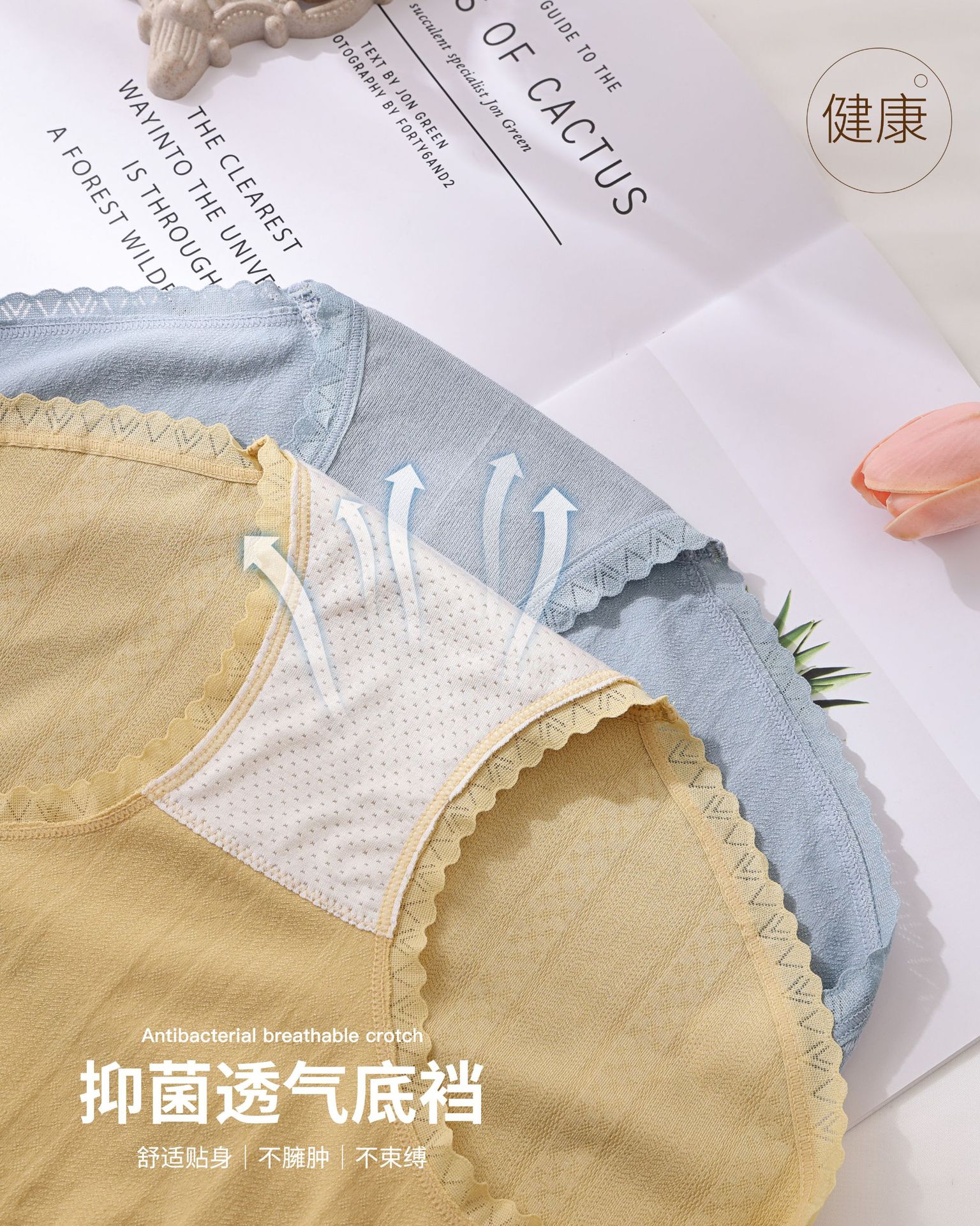 Dambeth 2221 Cotton Large Board Seamless Women's Briefs Antibacterial And Comfortable Application Scenario