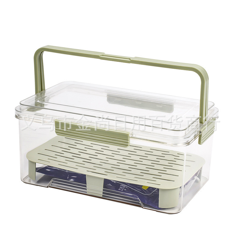 Portable portable food storage box, outdoor picnic and camping storage box, refrigerator sealed and leak-proof Application Scenario