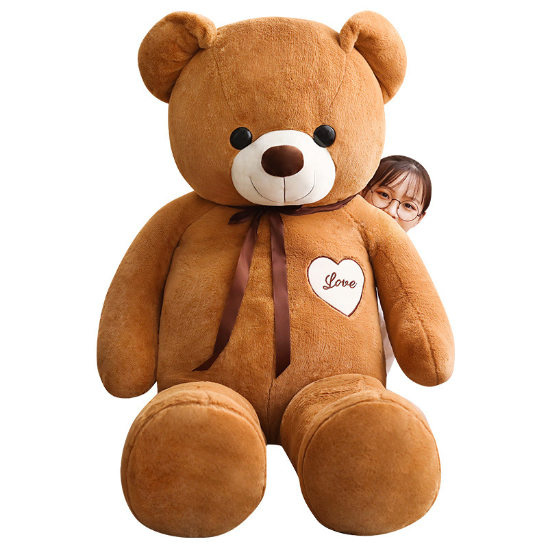 New cute teddy bear plush toy large cuddly bear doll for girls valentine's Day gift manufacturers Item Picture