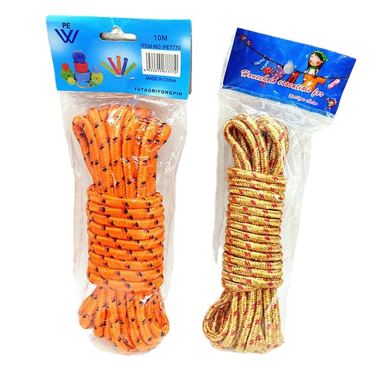 7m colored fabric rope, extended clothes drying rope, outdoor travel clothes drying rope, colored nylon clothes drying rope, 2-yuan supply Item Picture