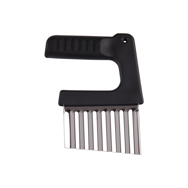 Off-The-Shelf Wave Cutter Potato Chips Melon Slices Cutting Strips Wave Knife Stainless Steel Corrugated Kitchen Gadgets Item Picture