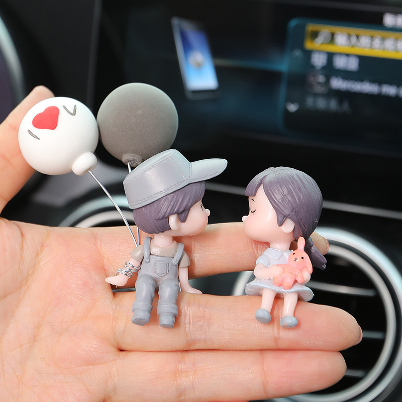 Internet-famous car ornaments, interior car accessories, cute decorative items for couples, goddess-like desktop ornaments, decorative items Specification image
