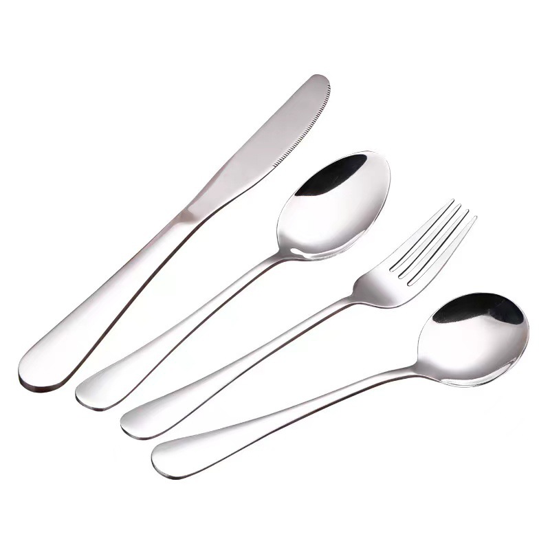 Cross-Border 304 Stainless Steel Knife And Fork 1010 Western Tableware Set Hotel Restaurant Western Steak Knife And Fork Spoon Wholesale Item Picture