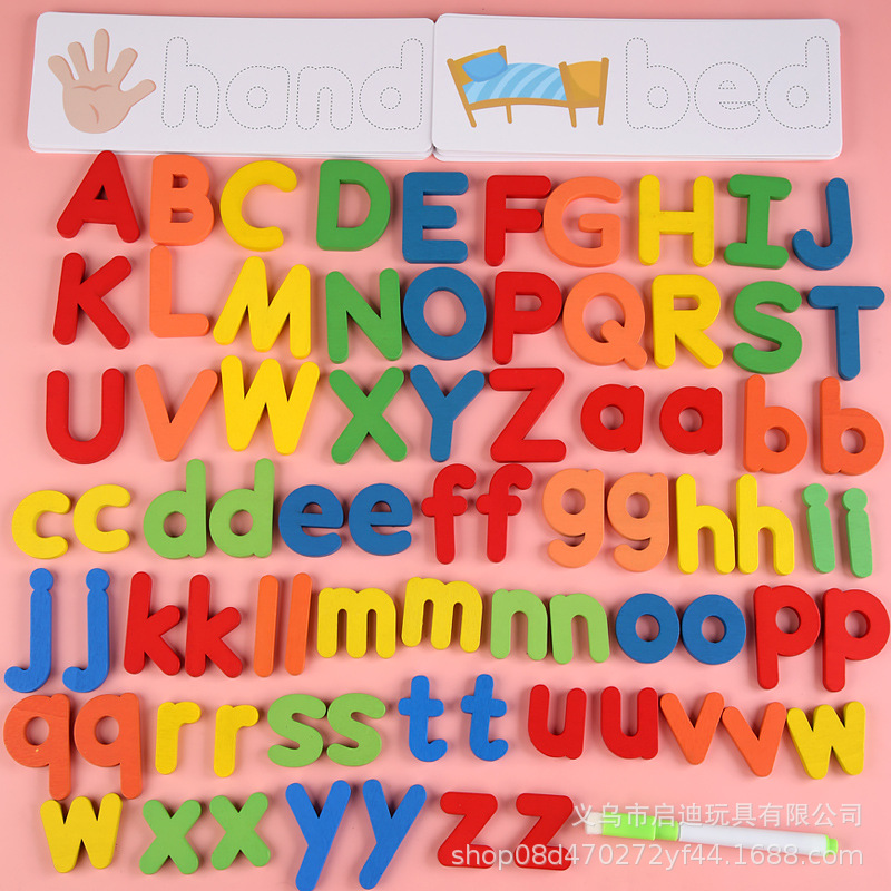 Children's educational toys, English letter and pinyin recognition cards, wooden cards for boys and girls to develop their intelligence Application Scenario