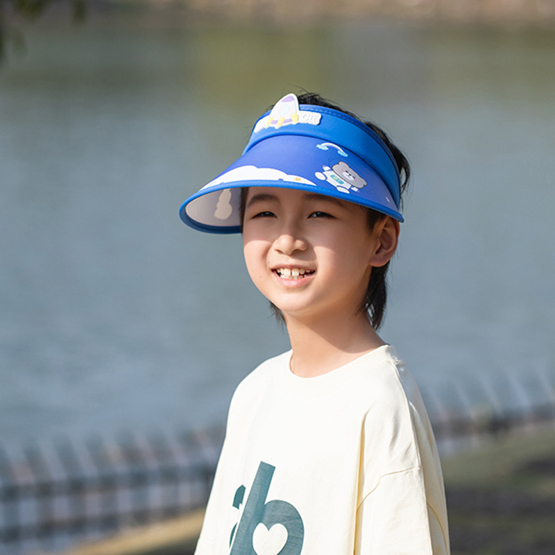 In the summer of 2024, cartoon open-top hats, children's wide-brimmed sun hats, outdoor casual sports sun hats are versatile and fashionable