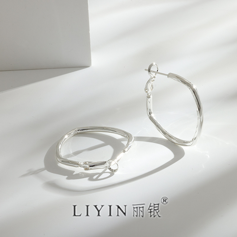 Simple and fashionable ear rings, earrings and earrings, geometric and high-end style, versatile