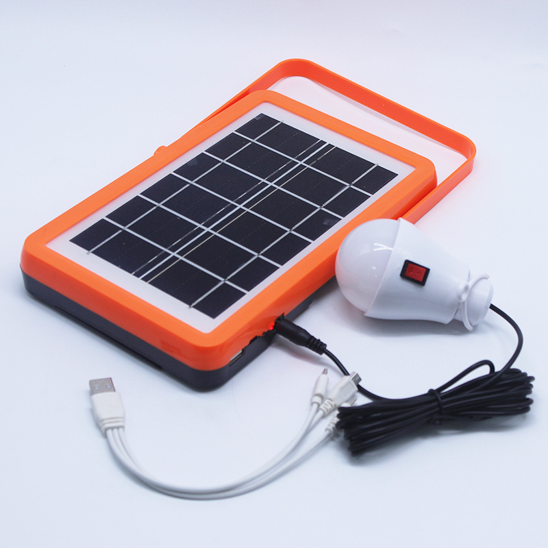 Outdoor camping and indoor solar lighting emergency light, portable desktop dual-purpose USB external connection bulb Application Scenario