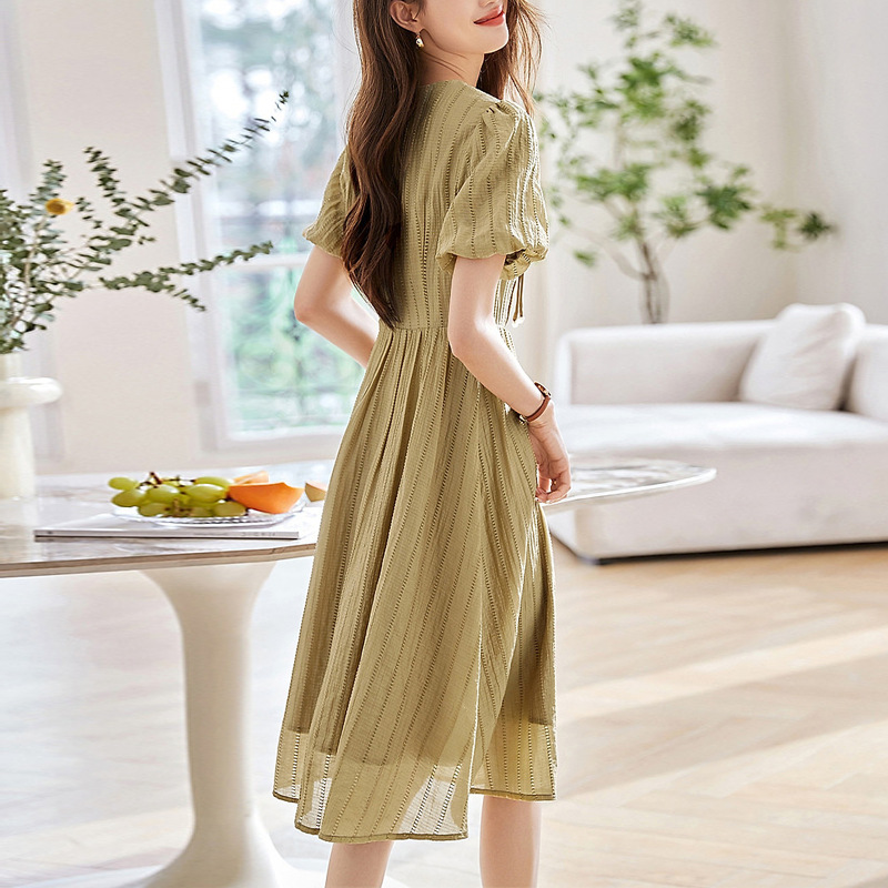尾货/复古裙/新中式/短裙/汉服女长袖中国风细节图