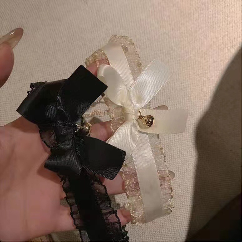 Sexy Maid Spice Accessories Lace Lace Bell Collar Adult Cute Bow Collarbone Chain Application Scenario