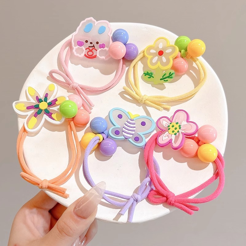 Children's rubber band hair tie, high elasticity hair band for little girls to tie their hair, cute baby girls, high appearance level hair tie headwear details Picture
