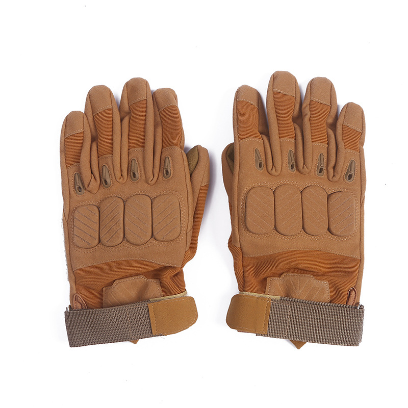 Military Fan Tactical Sports Gloves Soft Shell Protective Pad Long Finger Touch Screen Combat Anti-Slip Outdoor Military Fan Cycling Gloves Male Item Picture