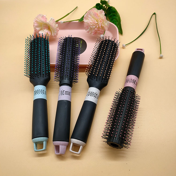 Home hair care air cushion comb, massage comb, anti-static hair straightening air bag comb, styling rib comb, curling and straightening dual-purpose comb Specification image