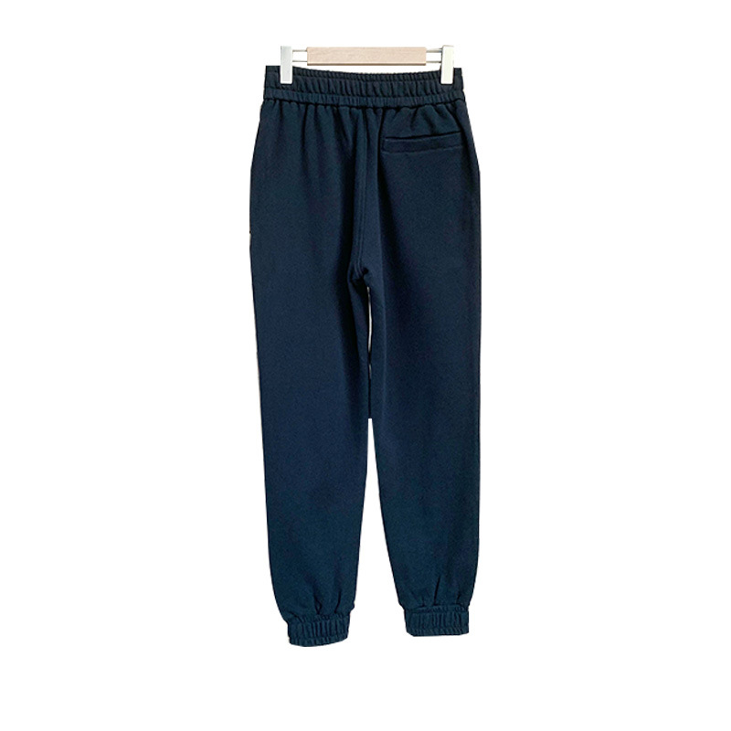 Spring windproof, warm and stylish casual pants for both boys and girls, student trend ins casual monster tight-fitting long pants Item Picture
