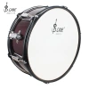 Wholesale LAde 14-inch snare drum, stainless steel squad drum, carrier, drumstick, marching drum, military band snare drum Item Picture