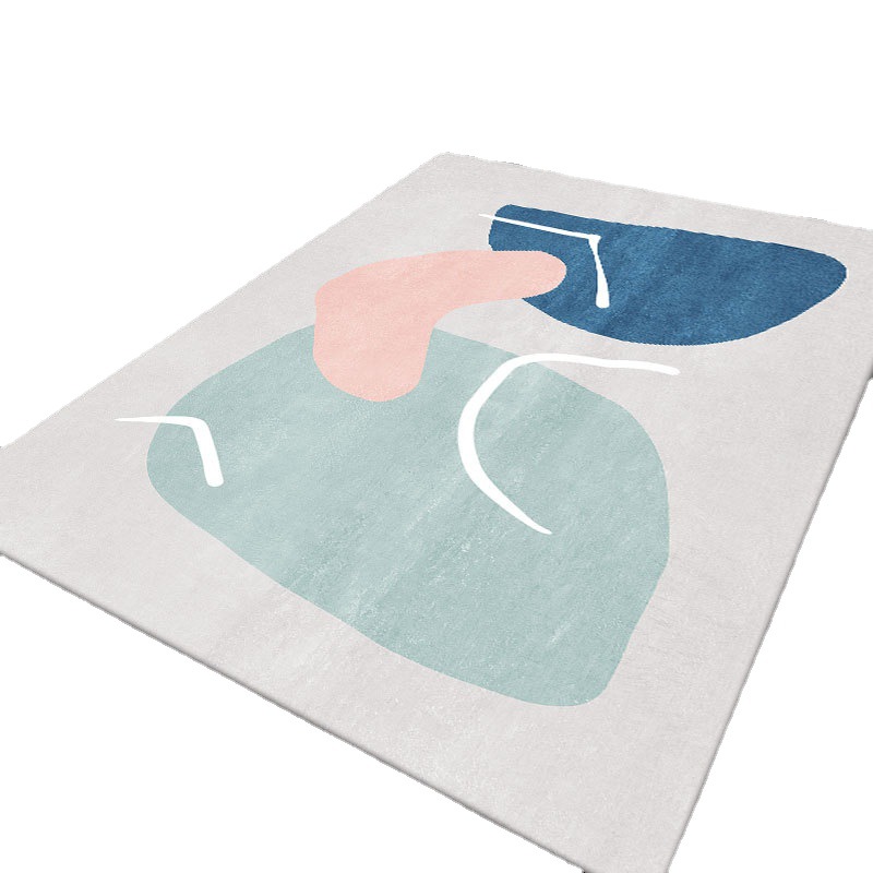 Living room carpet, ins Nordic-style coffee table carpet, home full coverage, no need to wash, girl's bedroom bedside carpet, large floor mat Item Picture