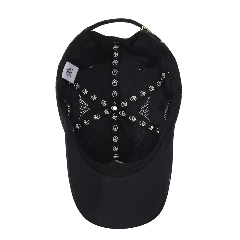 New mountain-style embroidered baseball cap for women, versatile for outdoor casual wear in spring and summer, a small sun-protective baseball cap for men details Picture