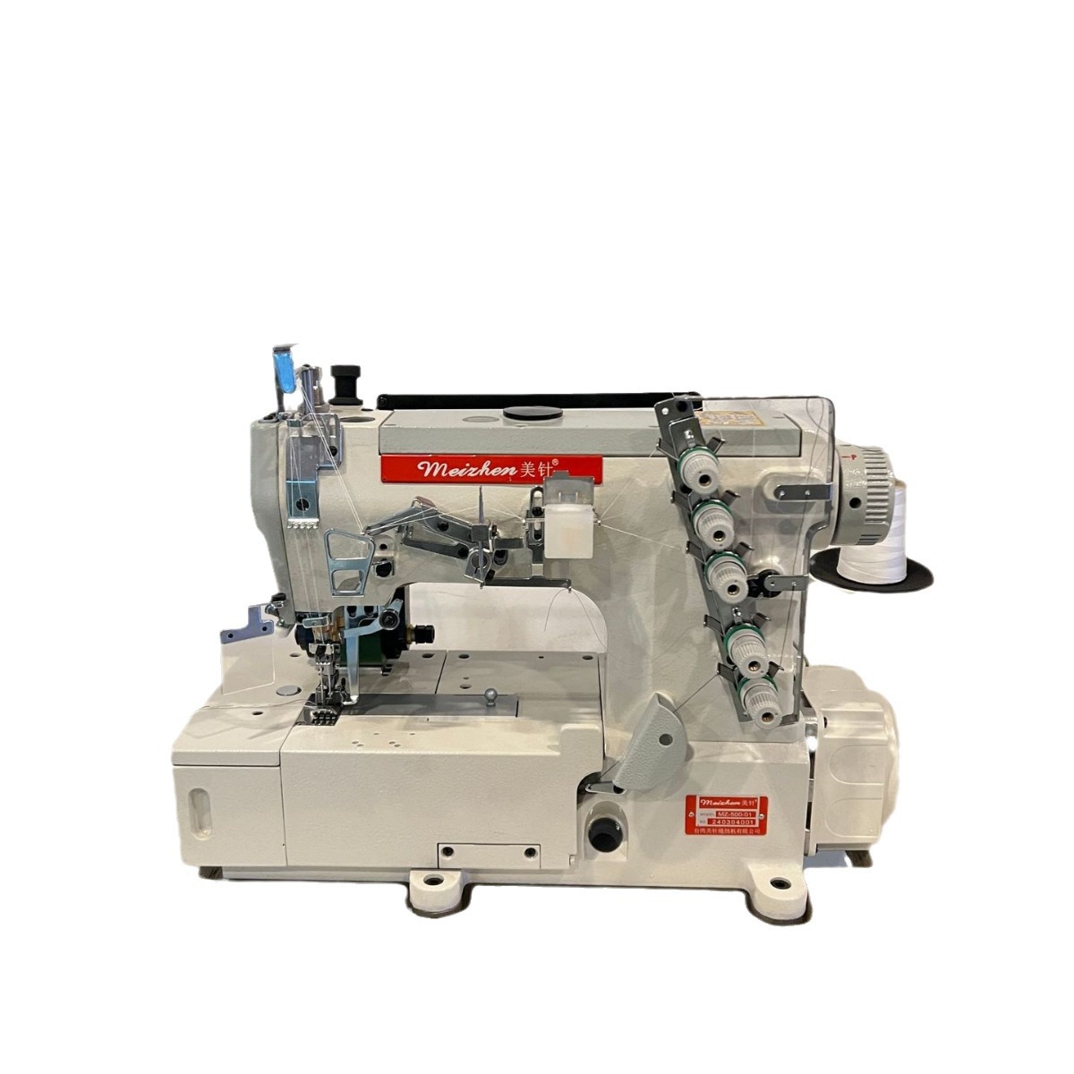 Blanket edge wrapping machine, three-needle five-thread direct drive tensioning machine, 冚 vehicle, double-needle cutting vehicle, automatic thread cutting, industrial sewing machine Item Picture