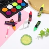 Cross-border water-soluble, easy-to-wash and quick-drying face color cream with crayons Halloween dance set, human face painting paint Application Scenario
