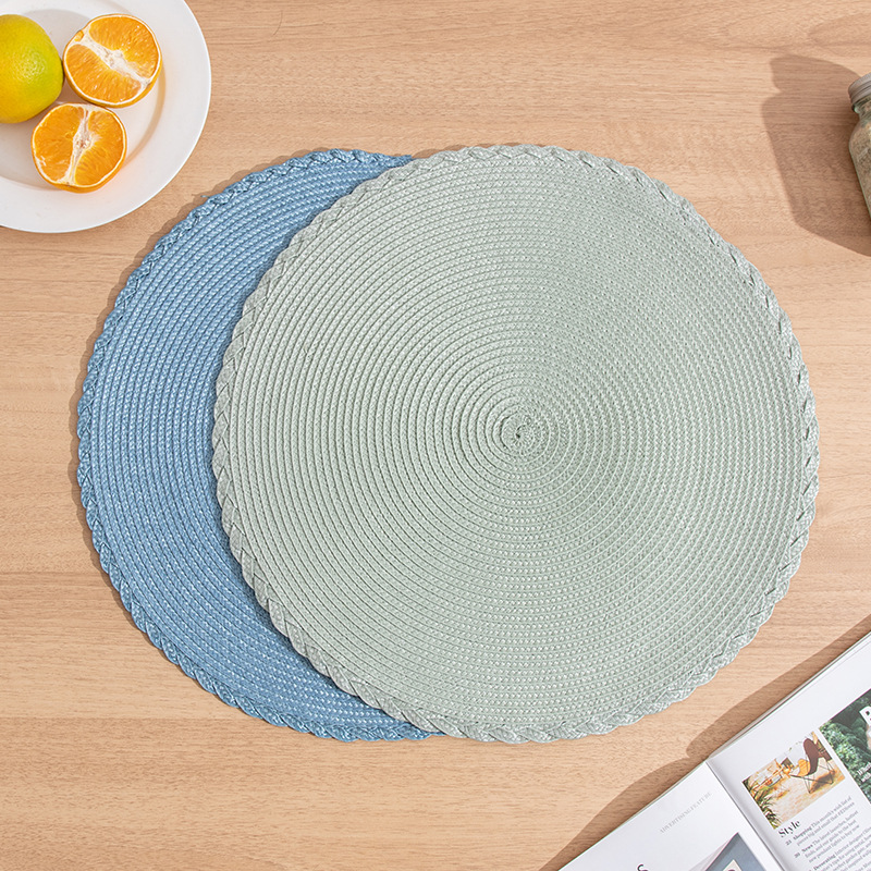 Cross-Border E-Commerce Bestseller Braided Pp Tablecloth, Heat Insulation Pad, Table Decoration, Simple And Light Luxury Tablecloth For Hotels