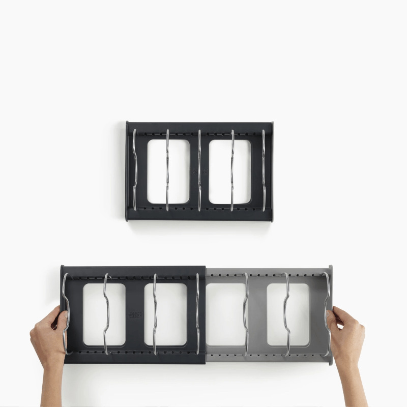 Cookware pot drawer storage rack