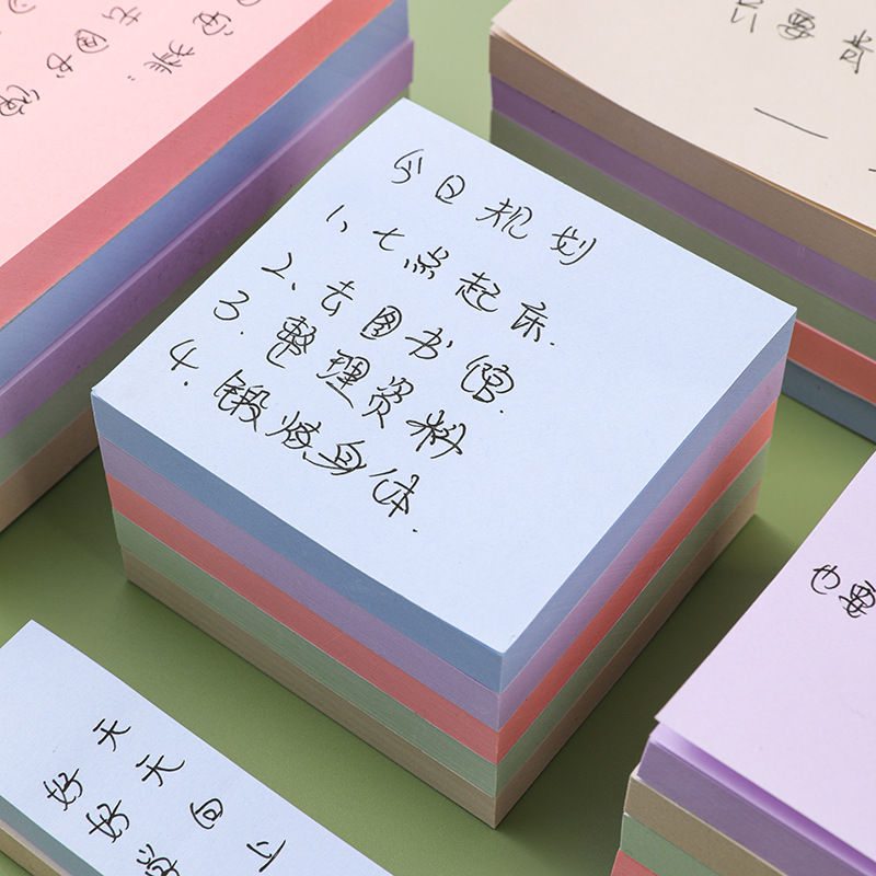 Stationery color fluorescent minimalism Post-it notes Paper Post-it notes notices indicate classification labels Specification drawing