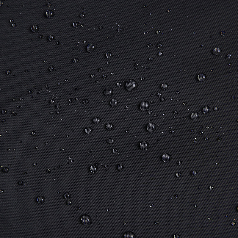 Memory Composite Fabric Black Stock Supply Oxford Cloth Waterproof Cloth Plain Cloth Men's Backpack Fabric Specification drawing