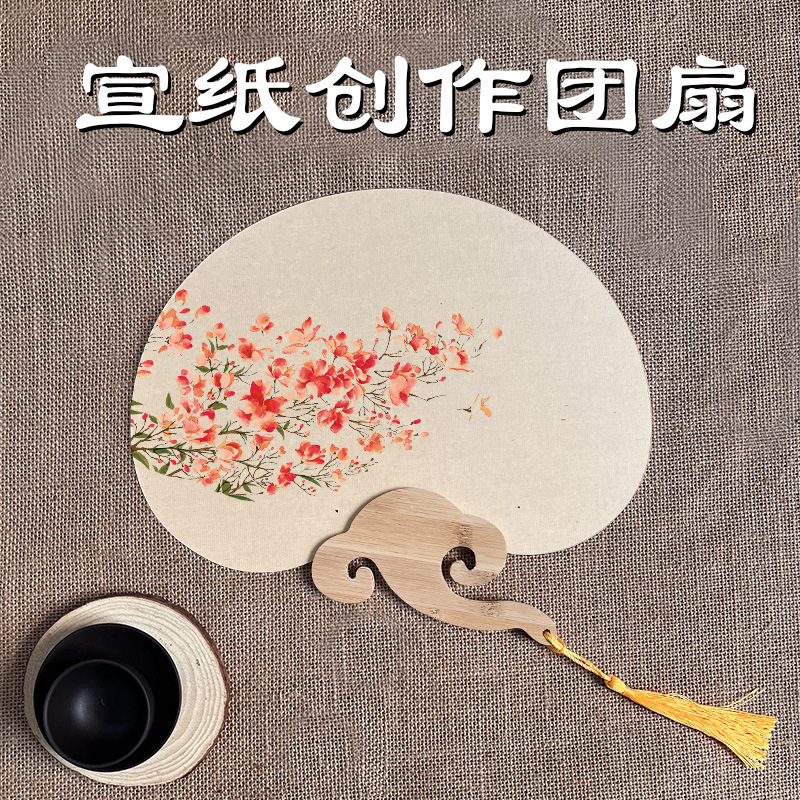 漆扇/团扇/小狗笔筒摆件/油纸伞/玻璃杯细节图