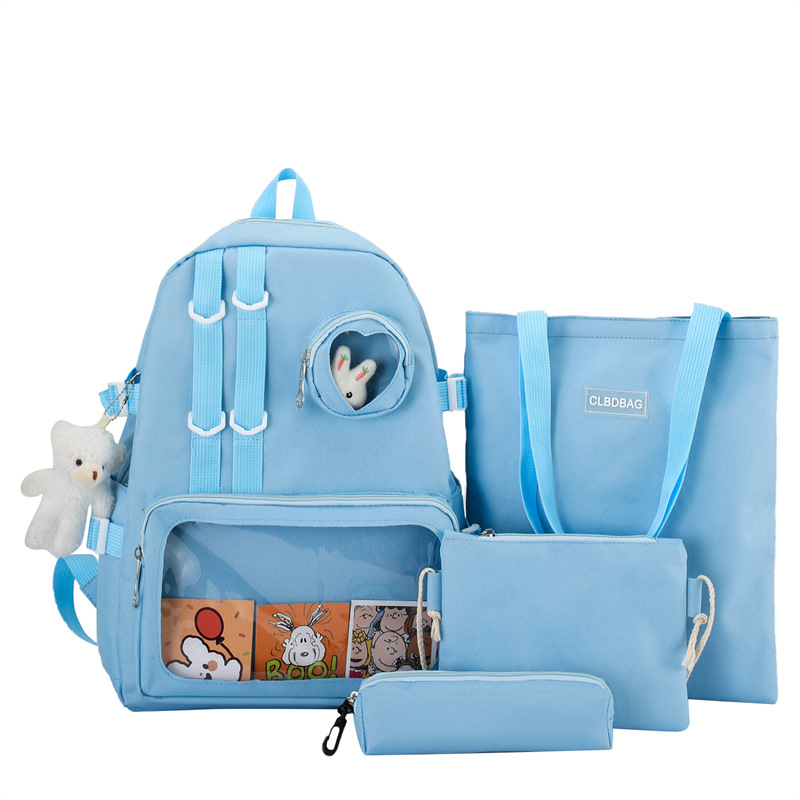 Backpack Nylon cloth bags simple INS Backpack SchoolBags Large quantity discount Wholesale customization welcome consulting, ordering! Item Picture