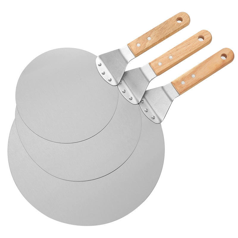In-stock pizza spatula with fixed handle, multi-sized pizza transfer spatula, baking tools, pizz day kitchen Item Picture