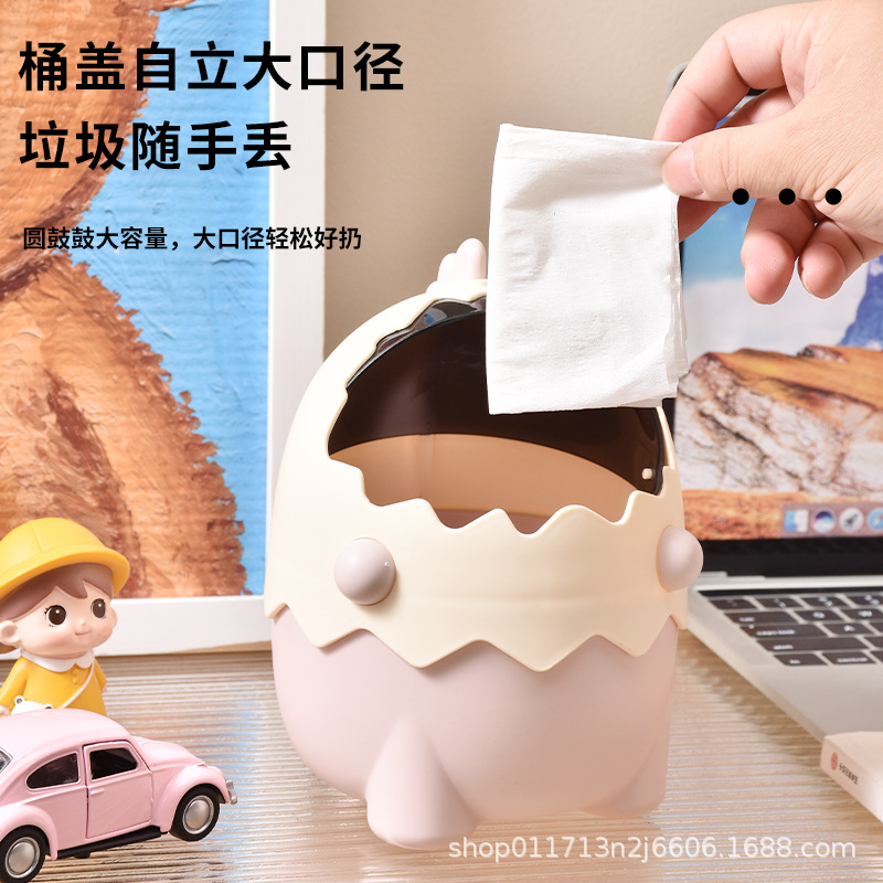 卡通桌面垃圾桶/新品桌面收纳产品图