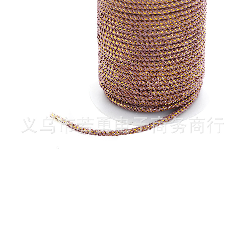 珠宝饰品DIY编制挂绳 金银线手绳 米兰226 3.0mm详情图5