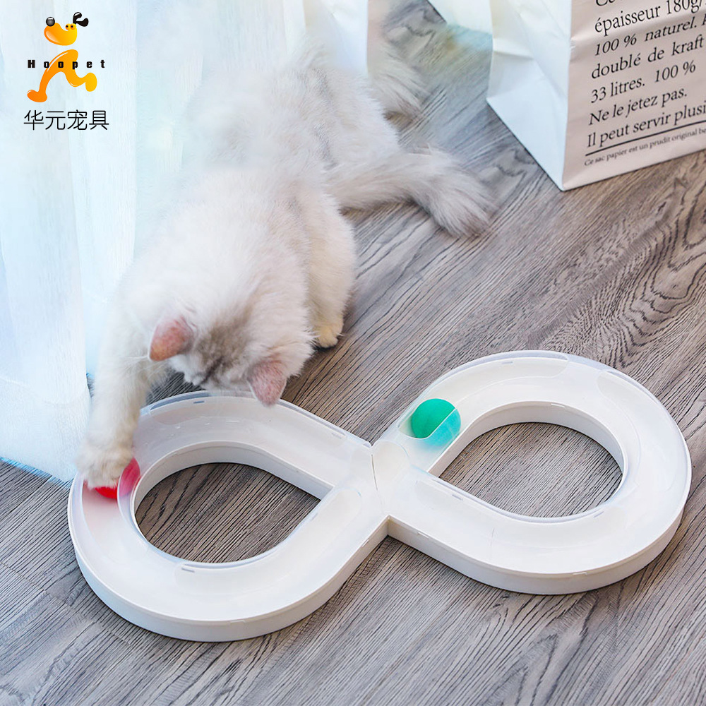 Cat toys, self-entertaining cat carousel, track ball, cat automatic cat playmaker to relieve boredom, little cat pet supplies consignment Specification image