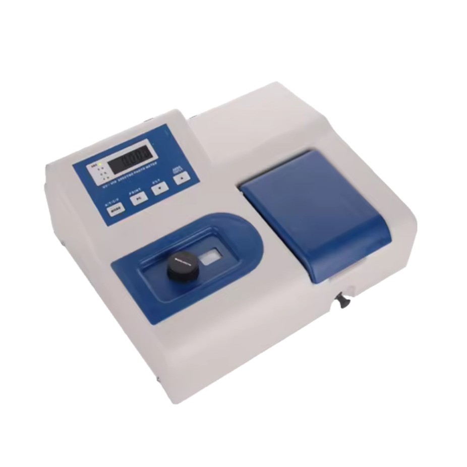 Cross-border exclusive dual-beam UV-Vis spectrophotometer, portable photometric measuring instrument with plug-in English operation Item Picture