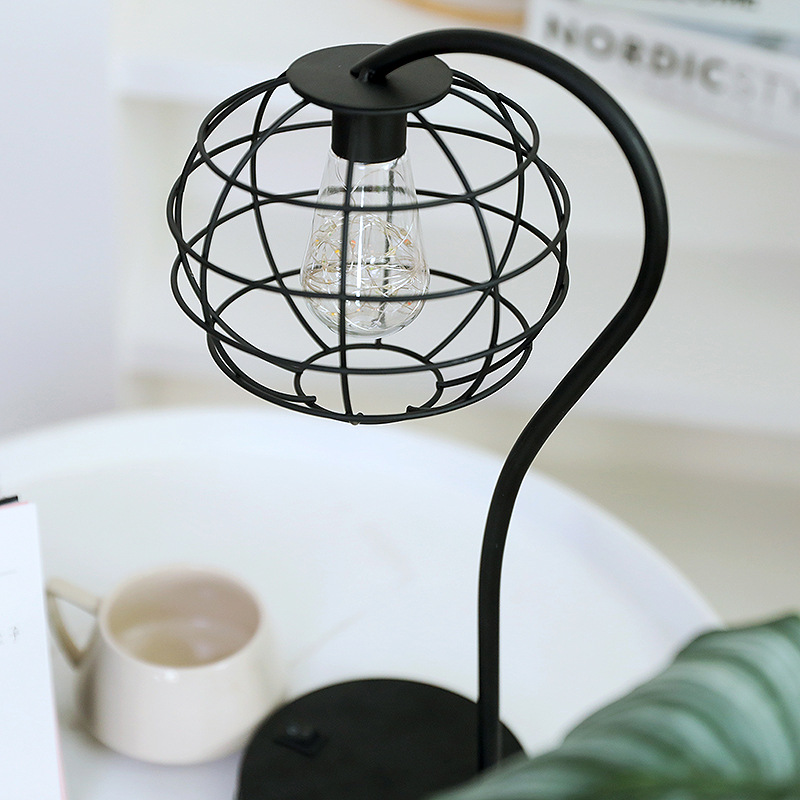 New LED lighting fixtures, home atmosphere decoration table lamps, creative night lights, wholesale ornaments, round high table lamps Specification image