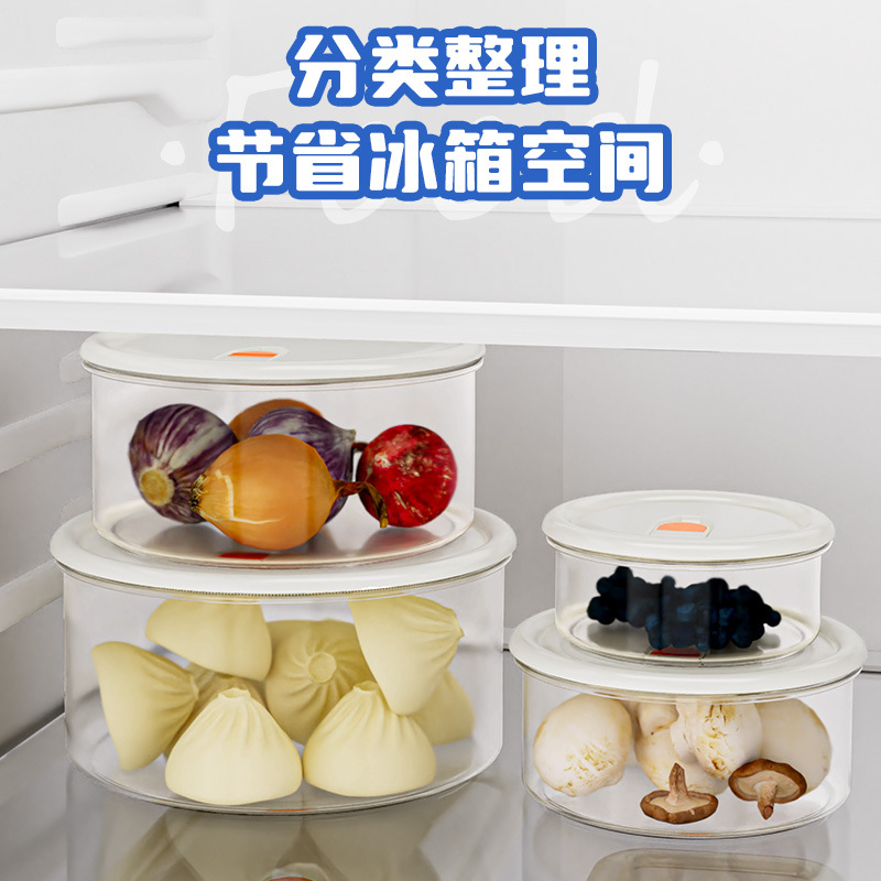 Food grade crisper box caja de almacenamiento de alimentos microondas refrigerador plástico especial sellado caja de almuerzo transparente regalo personalizado Specification image