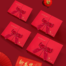 厂家红色对开礼盒结婚喜糖双开门礼品盒创意礼物包装盒现货批发（价格面议）
